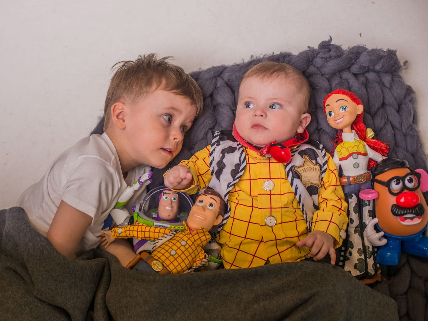 Sweet baby during cake smash celebration