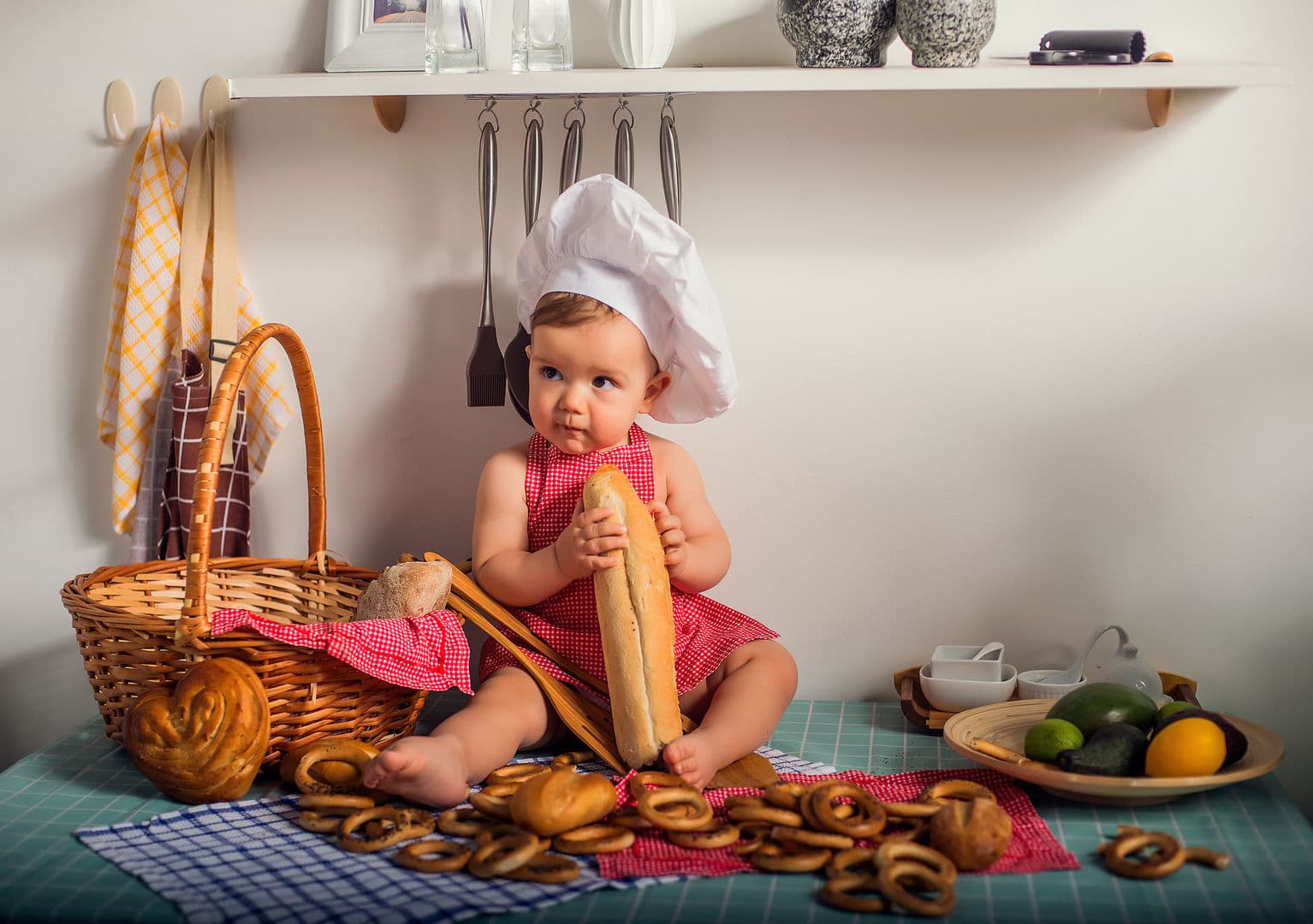 Sweet baby milestone photography