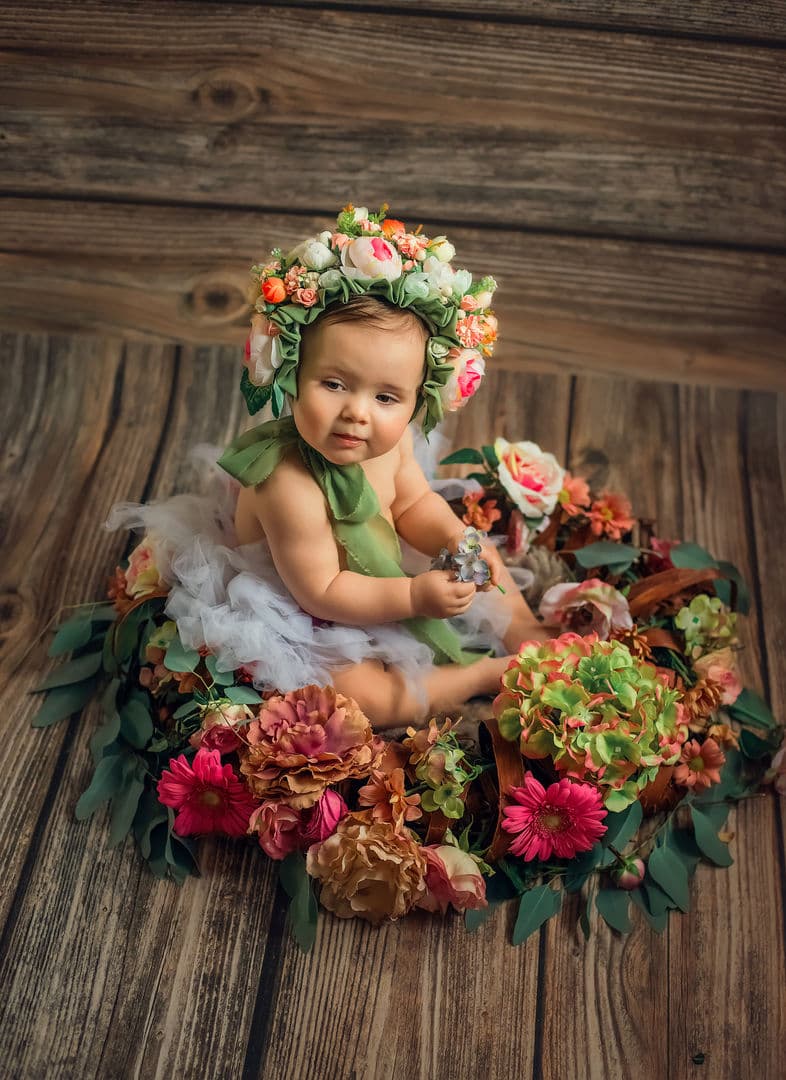 Adorable sitter session photography
